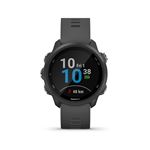 Garmin Forerunner 245 - Noir - montre de sport avec bande - silicone - gris - taille du poignet : 127-204 mm - affichage 1.2" - Bluetooth, ANT+ - 38.5 g