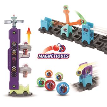 VTech Marble Rush Extension Électronique - Fusée Sons Et Lumières - Jeu De Construction Billes - Dès 4 Ans