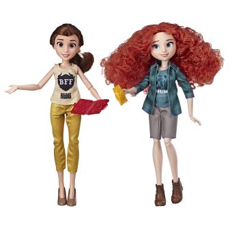 Poupées Hasbro Disney Princess Belle et Mérida 26 cm