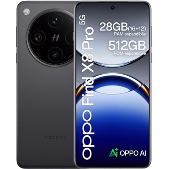 Smartphone Oppo Find X8 Pro 6,78" 5G Double Nano SIM 512 Go Noir Stellaire