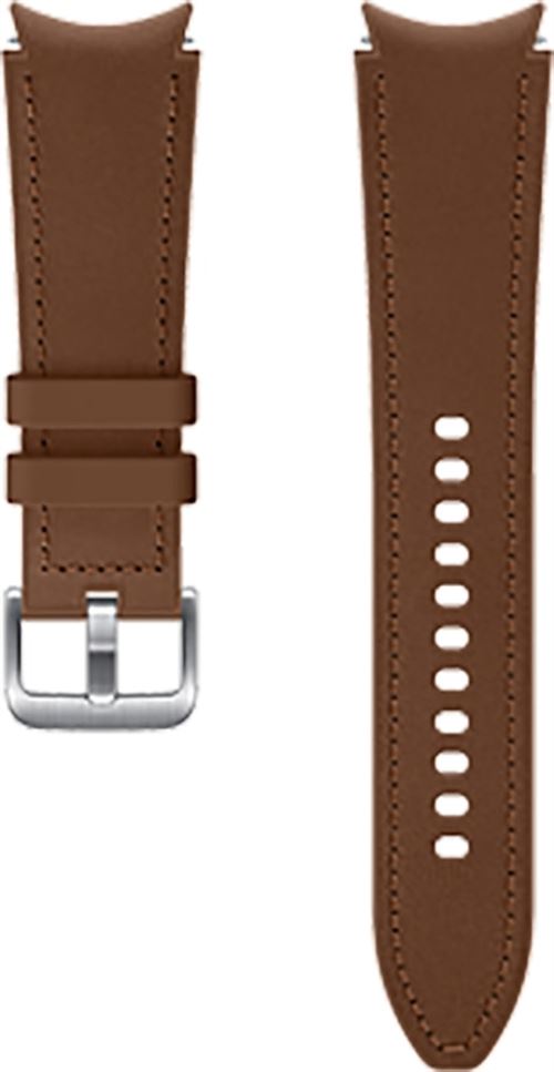 Bracelet Hybride En Cuir pour Samsung Galaxy Watch 4 Classic 130Mm M/L Camel