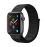 Apple Watch Series 4 40 mm Boîtier en Aluminium Gris sidéral avec Boucle Sport Noir_0