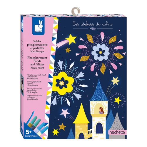 Kit Créatif : Sables Phosphorescents et Paillettes Féerique Juratoys Janod - vue 2
