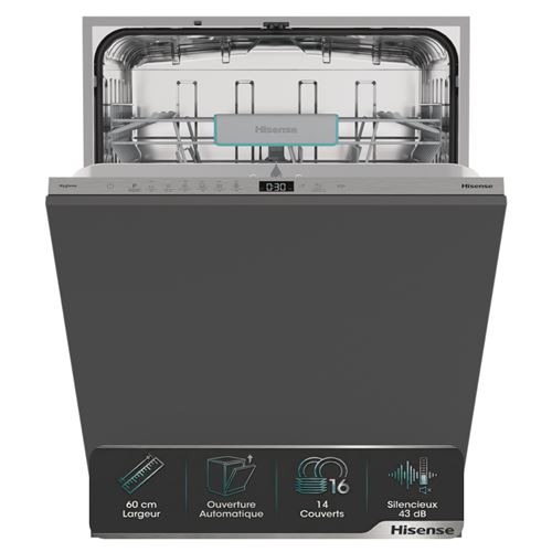 Lave-Vaisselle Encastrable Hisense Hv642A65 Gris
