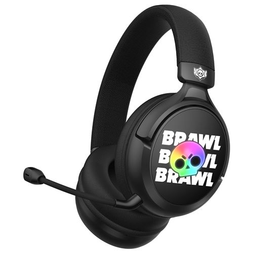 Casque gaming sans fil Brawl Stars avec LED et micro amovible Subsonic - vue 3