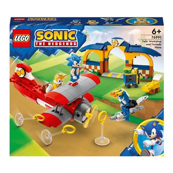 LEGO® Sonic 76991 L’avion Tornado et l'atelier de Tails