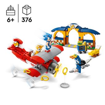 LEGO® Sonic 76991 L’avion Tornado et l'atelier de Tails