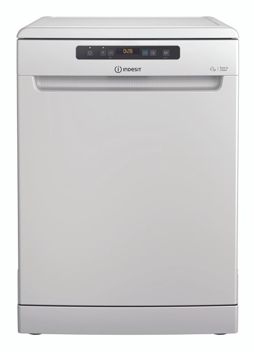 Indesit Lv Posable 60 Cm, 44Db, 9,5L, Classe E, 14 Couverts, 8 Progr., Push&Go, Fast&Clean, Cycle Extra, Depart Dif 2-4-8H
