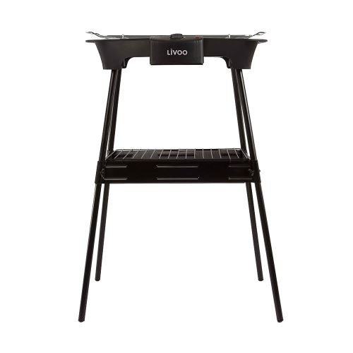 Barbecue électrique sur pieds Livoo 2000 W Noir