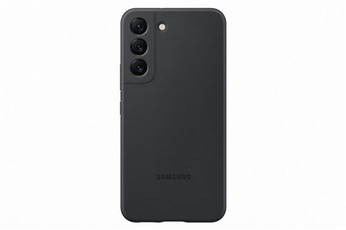 Coque en silicone pour Samsung Galaxy S22 Noir