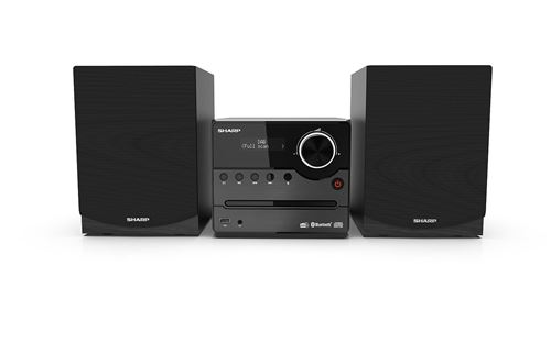 Micro Chaine Stéréo Bluetooth Sharp XL-B517D Noir