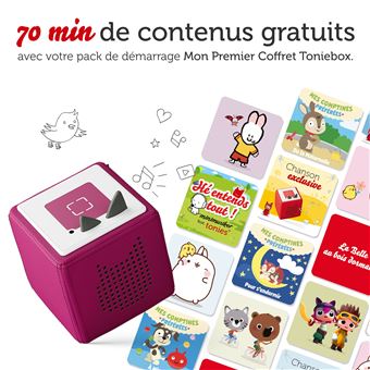 Jouet multimédia Tonies Mon premier coffret Toniebox Cassis Violet