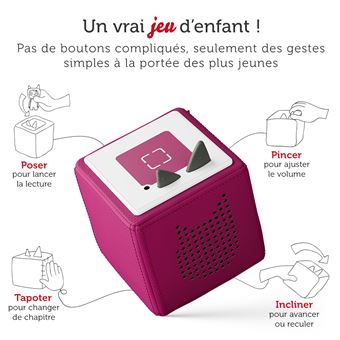 Jouet multimédia Tonies Mon premier coffret Toniebox Cassis Violet