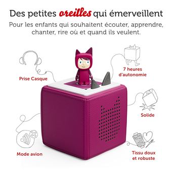 Jouet multimédia Tonies Mon premier coffret Toniebox Cassis Violet