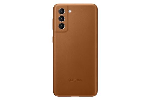 Coque en cuir Samsung pour Samsung Galaxy S21+ Marron