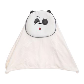 Plaid coussin Miniso We Bear Bears Panda Blanc