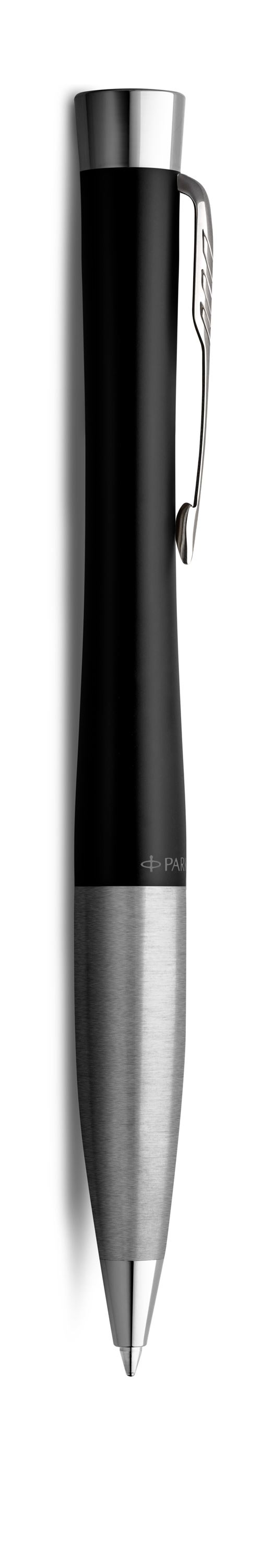 Parker Urban Twist stylo bille | avec finitions chrome | pointe moyenne et recharge d’encre | coffret cadeau - vue 1