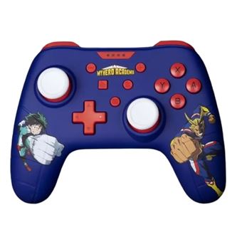 Manette Gaming filaire pour Nintendo Switch Konix My Hero Academia Bleu