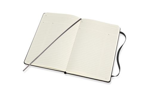 Noir 13,3 x 21,3cm Moleskine Pro Collection Professional Notebook Couverture souple Large 