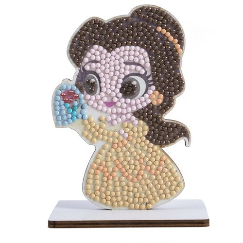 OZ INTERNATIONAL Kit figurine en bois à diamanter - Belle Disney - 11 cm