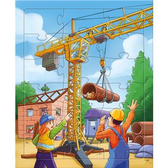 Puzzles enfant Haba Engins de chantier