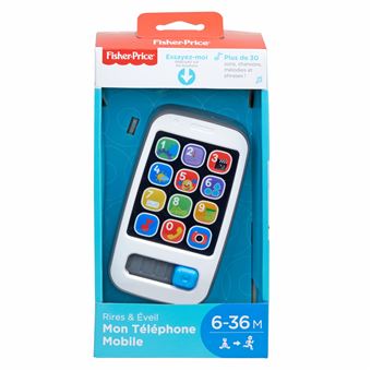 Fisherprice - Mon Smartphone 2 En 1 - Jouet 1Er Age D'Éveil - 12 Mois Et +  blanc - Fisher Price