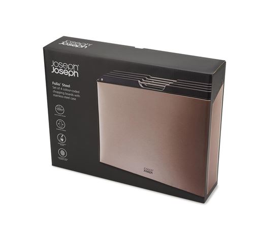 Ensemble 4 Planches À Découper Joseph Joseph Or