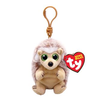 Porte-clés en peluche TY Beanie Bellies Clip Bumper Le Hérisson