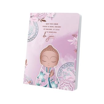 Carnet Little Buddha 15 x 11 cm Violet