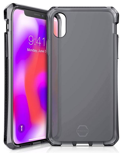 Itskin Case Spectrum Transparent Black iPhone XR