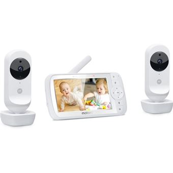 Ecoute bébé avec 2 caméras Motorola VM35-2 Blanc