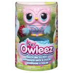 Owleez Jouet pour enfant Animal volant interactif rose