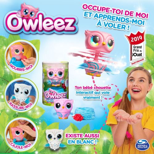 Owleez Jouet Pour Enfant Animal Volant Interactif Rose Robot Educatif Fnac Belgique