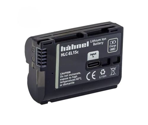 Batterie Hähnel Ultra HLC EL15c Type USB C pour appareil photo Nikon - vue 1