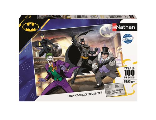 Puzzle 100 pièces : Les ennemis de Batman Ravensburger Nathan - vue 3
