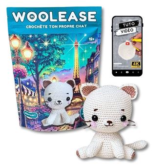 Kit de crochet Mywoolease Taïga le chat - 1