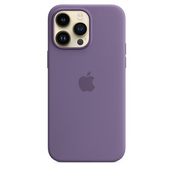 Apple - Coque de protection pour téléphone portable - compatibilité avec MagSafe - silicone - iris - pour iPhone 14 Pro Max