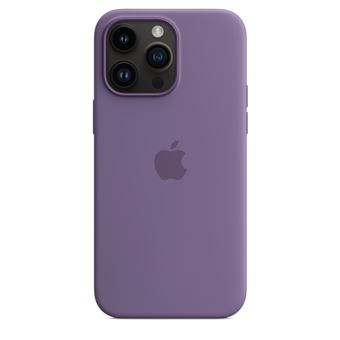 Apple - Coque de protection pour téléphone portable - compatibilité avec MagSafe - silicone - iris - pour iPhone 14 Pro Max