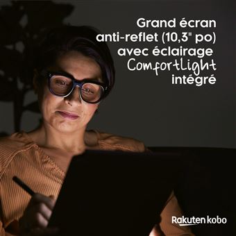 Pack Liseuse numérique Kobo by Fnac Elipsa 10.3 32 Go Noir + Etui