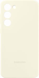 Coque en silicone pour Samsung Galaxy S23+ 5G Beige Crème