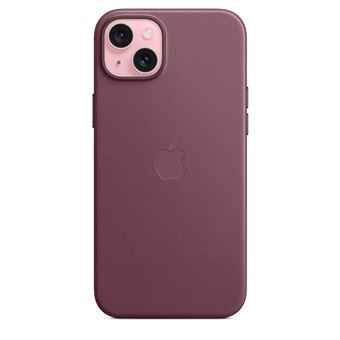 Coque en tissage fin avec MagSafe pour iPhone 15 Plus Mûre