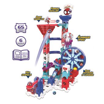 Construction circuit bille Vtech Marble Rush Spidey Super Spin Challenge SP300E