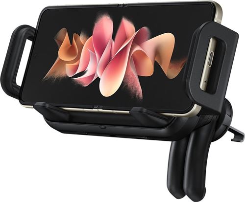 Support Voiture Pour Smartphone Charge Avec Charge À Induction 9 Watts Samsung Noir