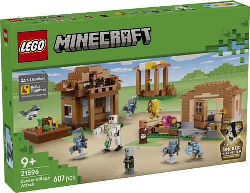 LEGO® Minecraft® 21596 'Évocateur à 'attaque du village