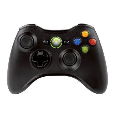 MICROSOFT Manette PC et Xbox 360 sans fil  Noire 