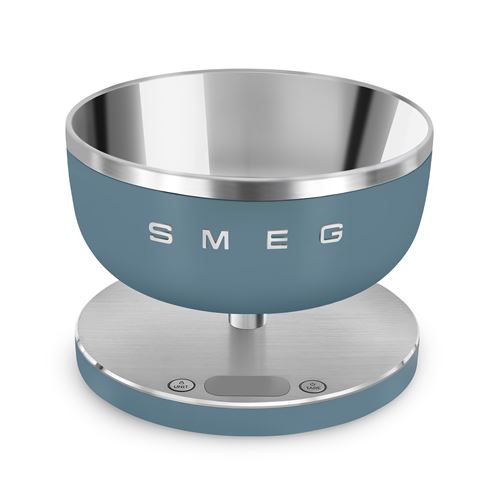 Balance De Cuisine Électronique Smeg Ksc01Sbmww Bleu Orage Mat