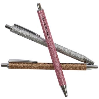 Coffret de 3 stylos Le Studio Glitter Girl Power Exclusivité Fnac