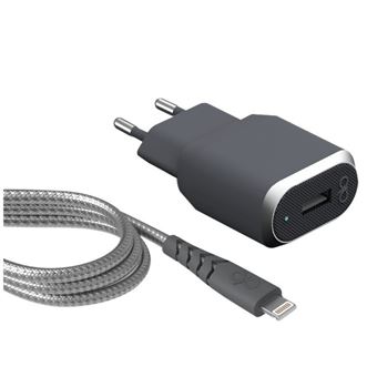 FORCE POWER HOME CHARGER + REINFORCED CABLE LIGHTNING