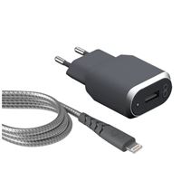FORCE POWER HOME CHARGER + REINFORCED CABLE LIGHTNING