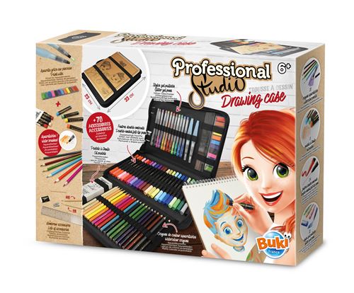 Buki Multicolore Trousse À Dessin Professional Studio